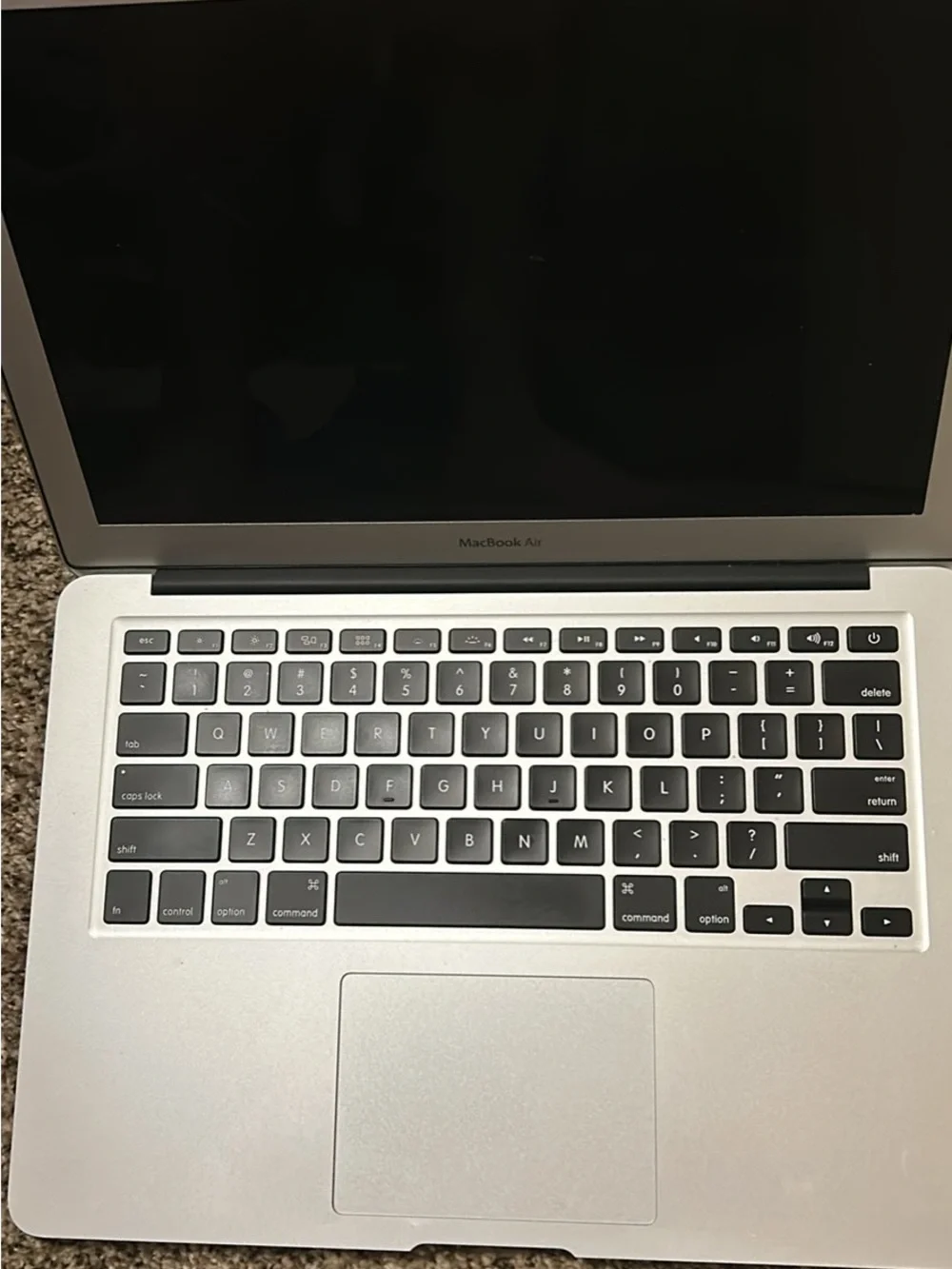 Apple MacBook Air Silver and Black Laptop - Compact Aluminum Notebook